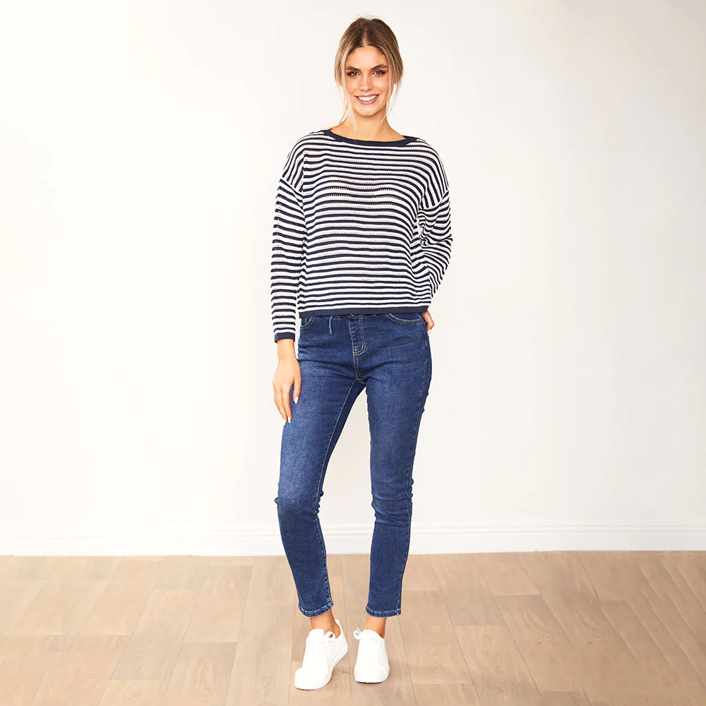 Jill Jumper (Navy Stripe) - Image 7