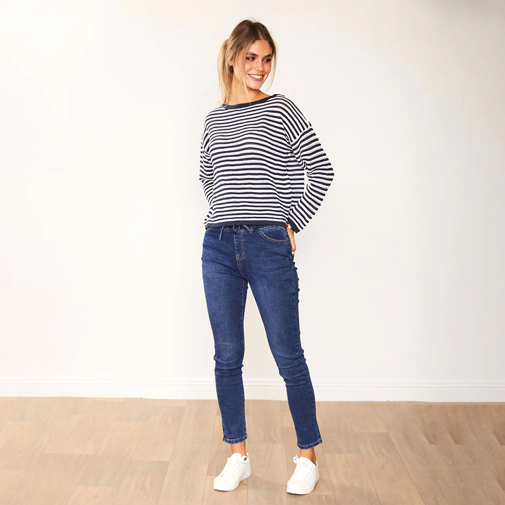 Jill Jumper (Navy Stripe) - Image 9