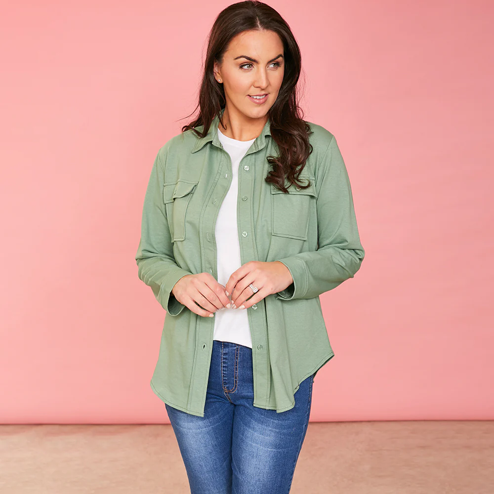 Jodie Jersey Shirt (Mint) - Image 2
