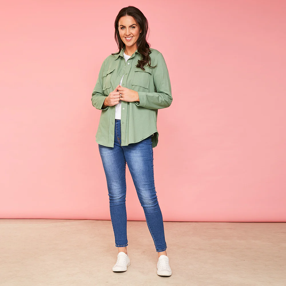Jodie Jersey Shirt (Mint) - Image 6