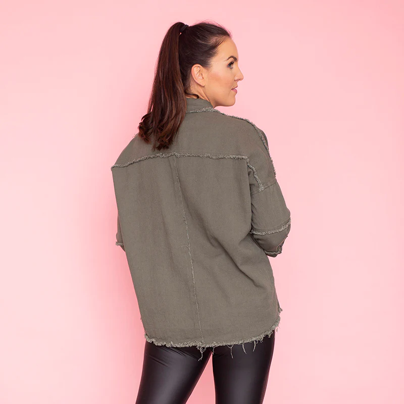 Juby Shirt (Khaki) - Image 5