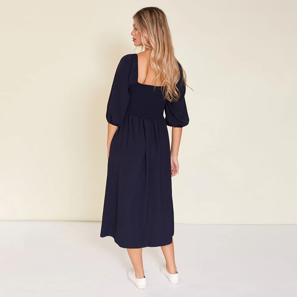 Kadie Dress (Navy) - Image 11