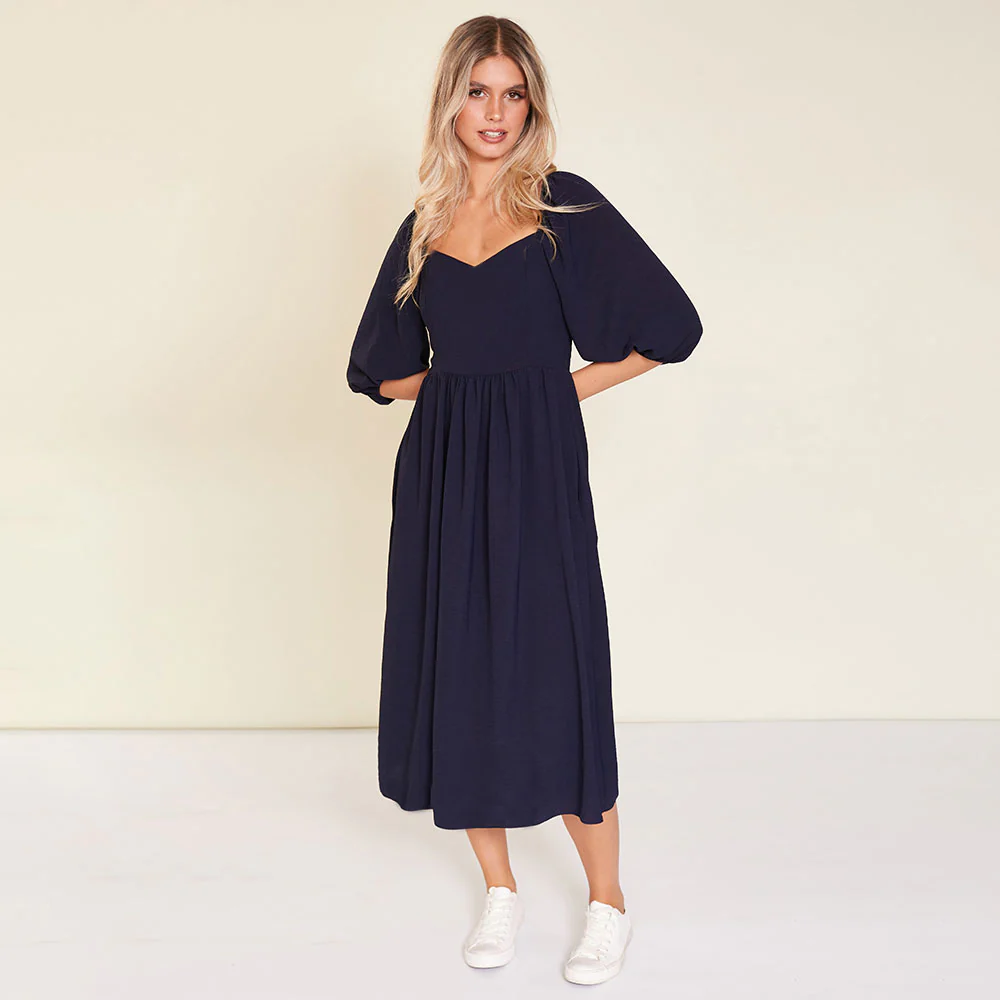 Kadie Dress (Navy) - Image 9