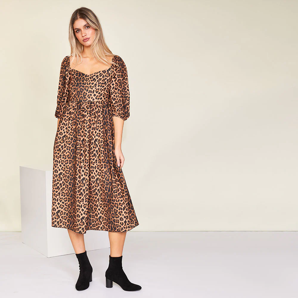 Kadie Leopard Dress (Classic) - Image 6