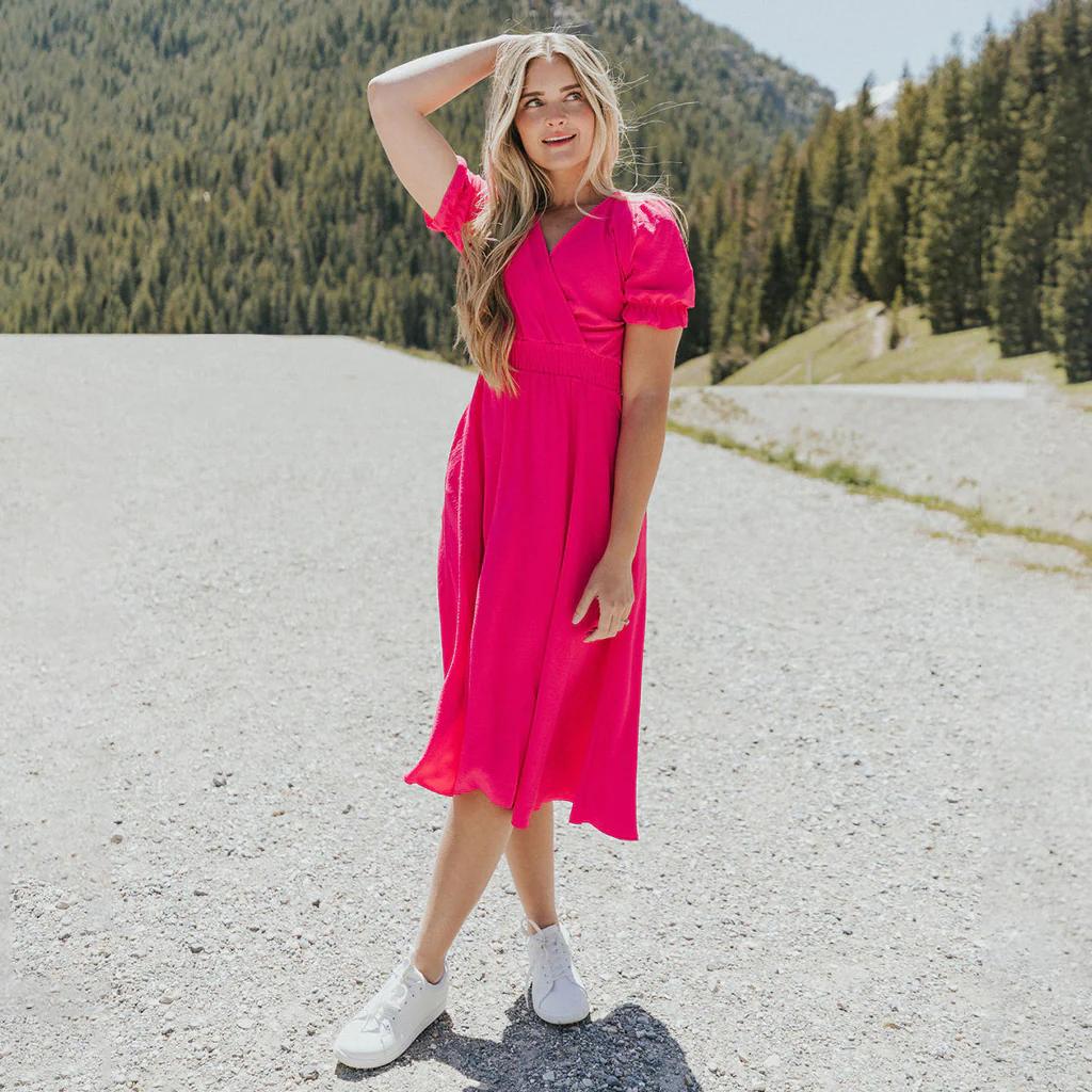 Karley Dress (Pink) - Image 3