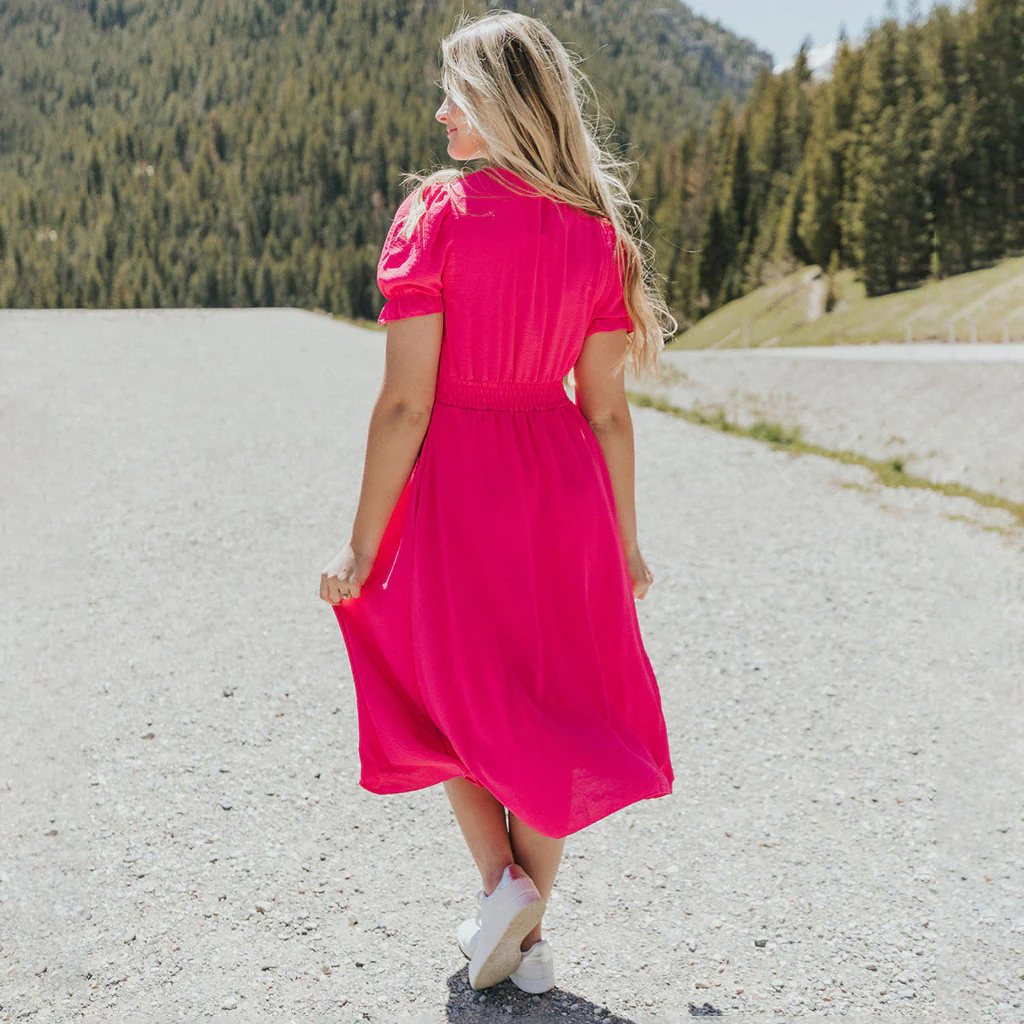 Karley Dress (Pink) - Image 6