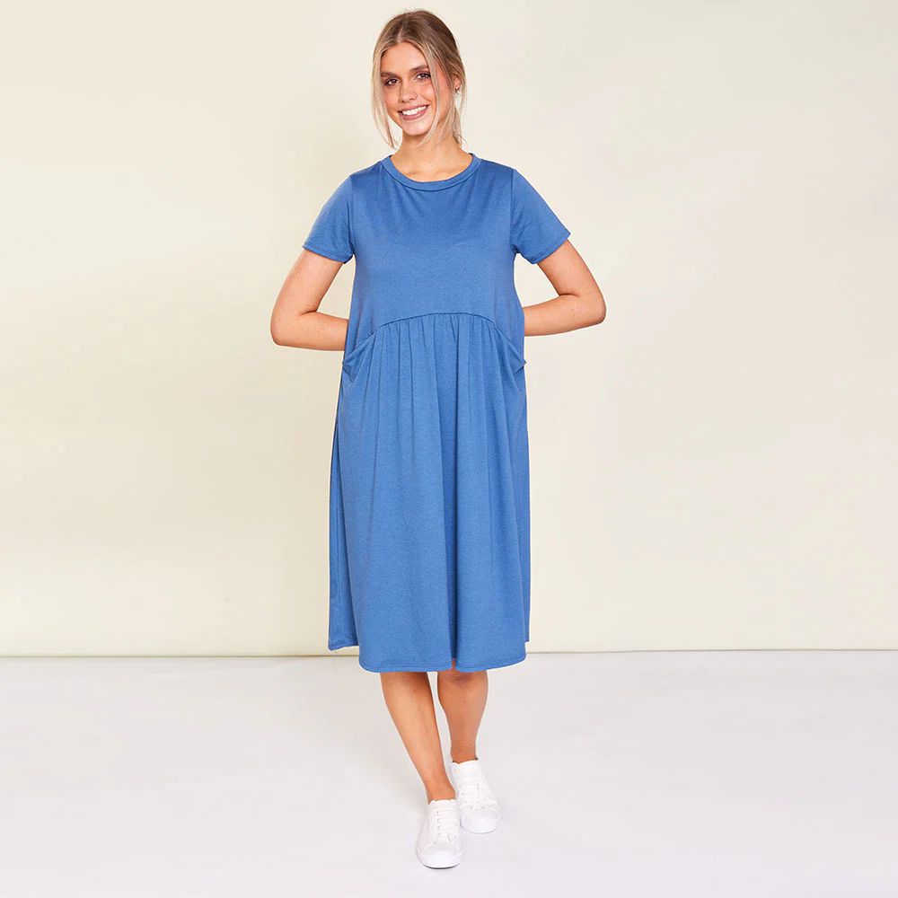 Kate Dress (Blue) - Image 5