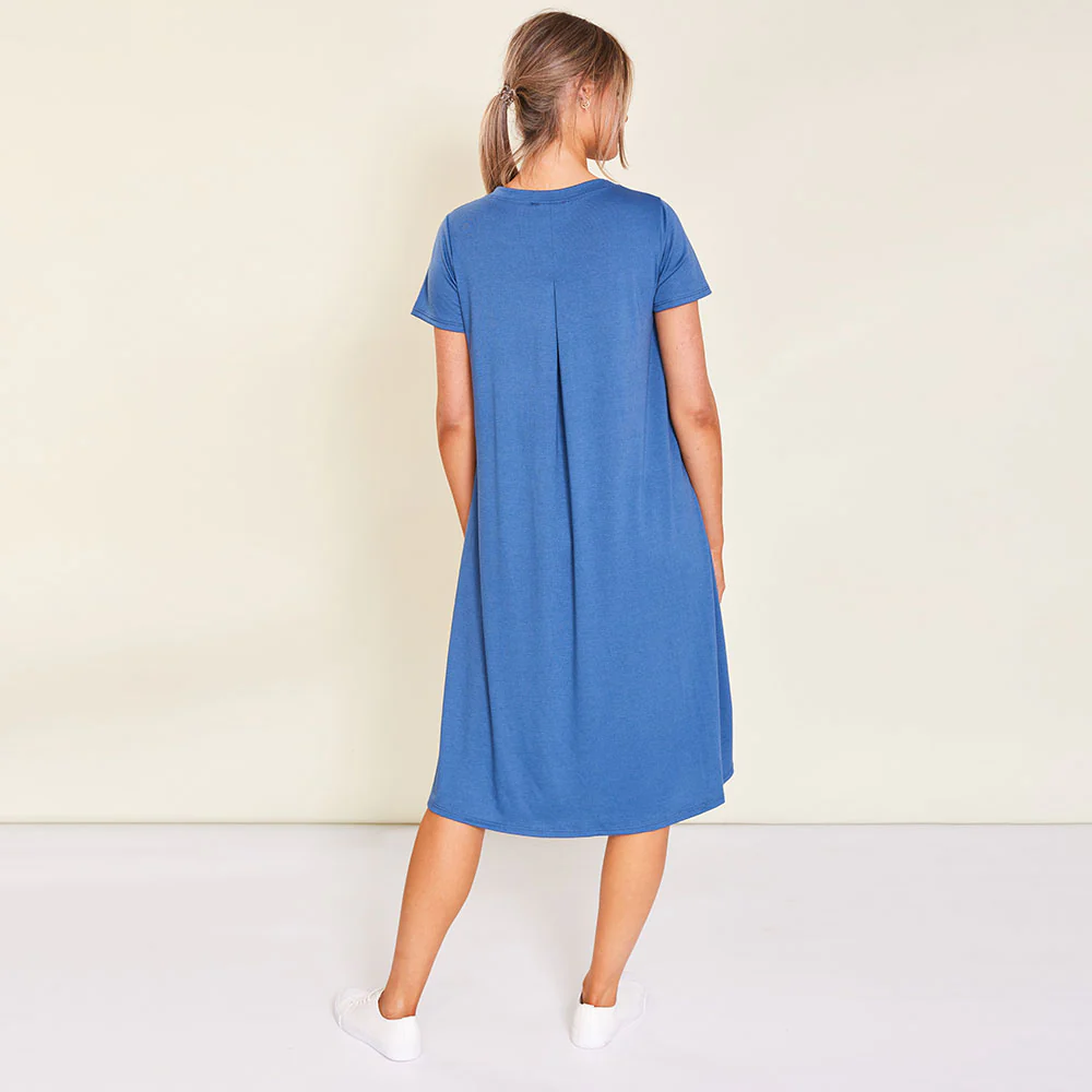 Kate Dress (Blue) - Image 7