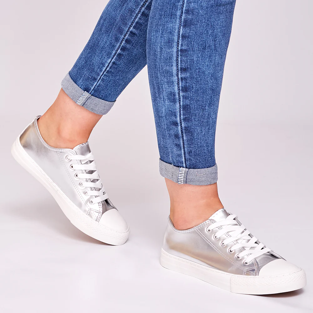 Kayla Trainers  (Silver) - Image 3