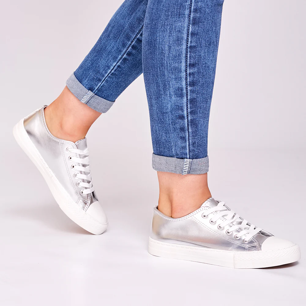 Kayla Trainers  (Silver) - Image 4