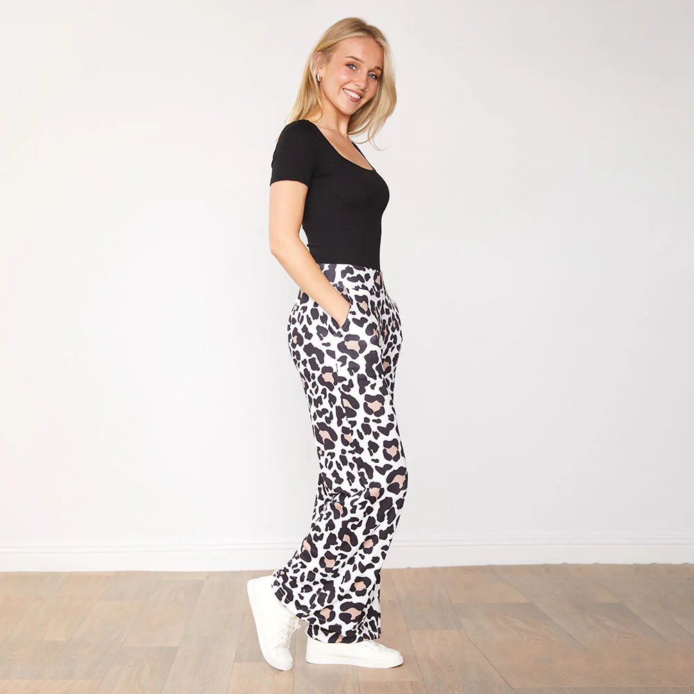 Kelly Trousers (White Leopard) - Image 4