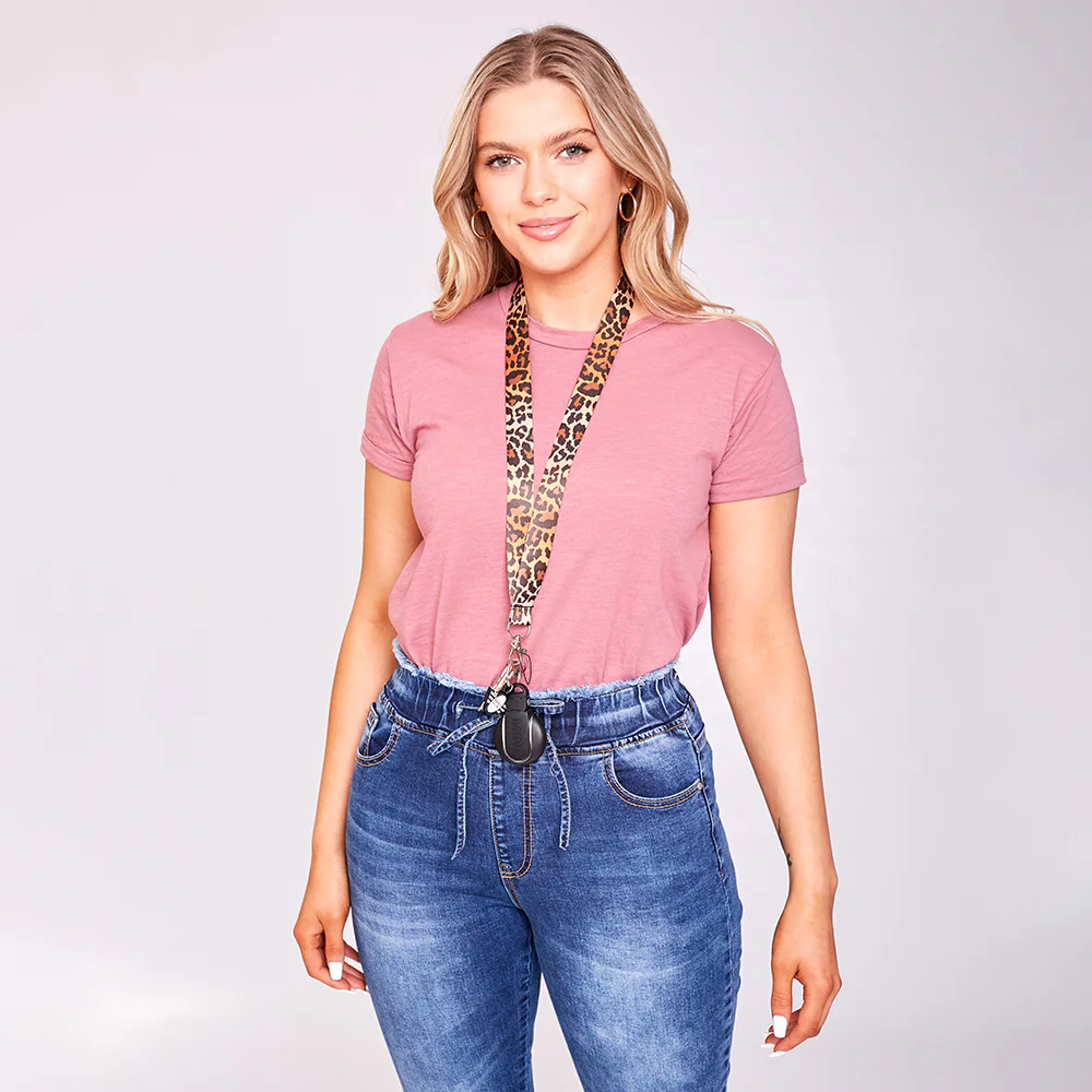 Key Chain Lanyard (Leopard)