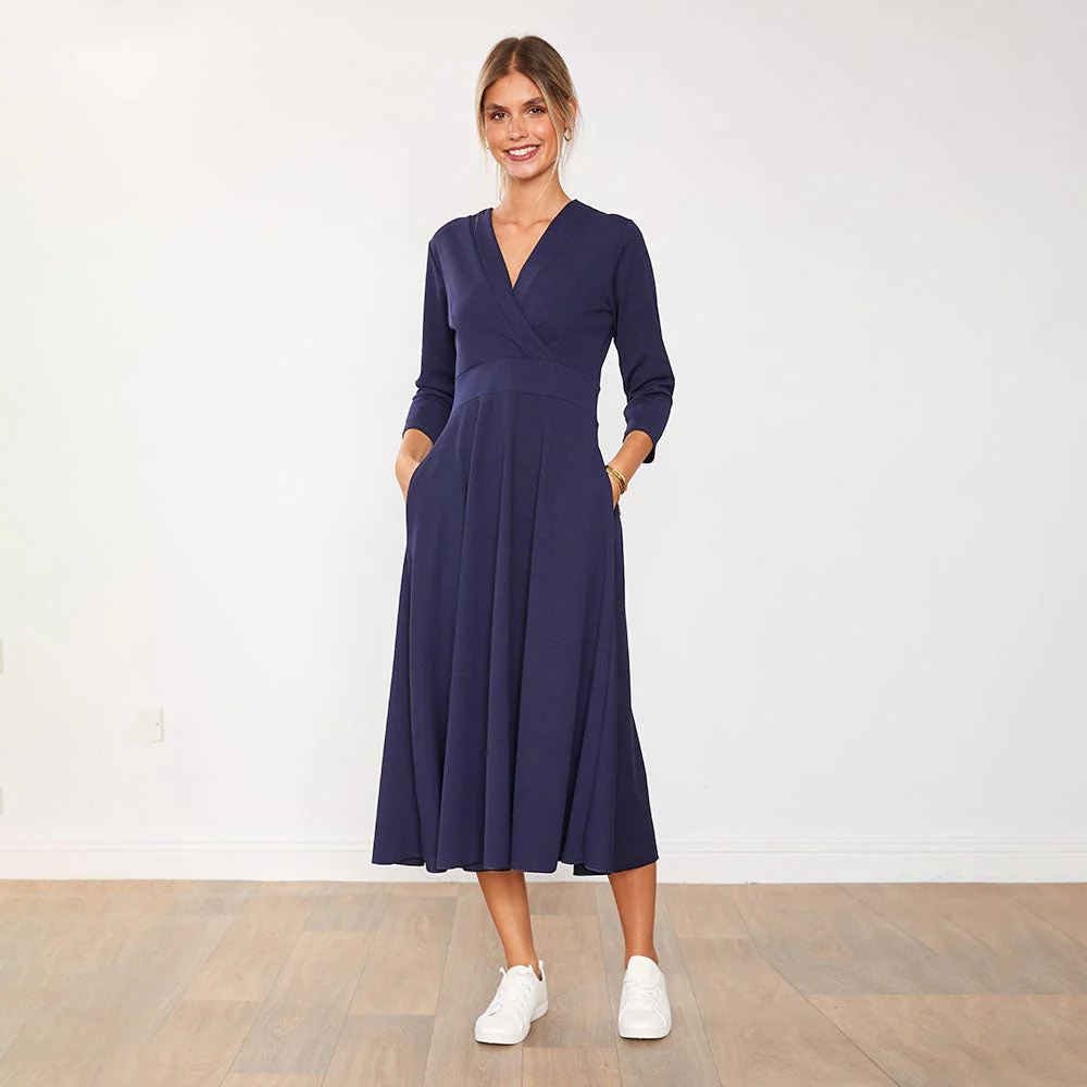 Kimi Dress (Navy) - Image 3