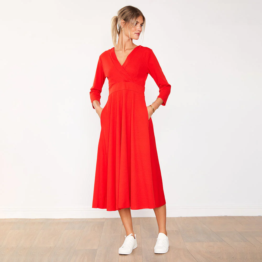 Kimi Dress (Red) - Image 4