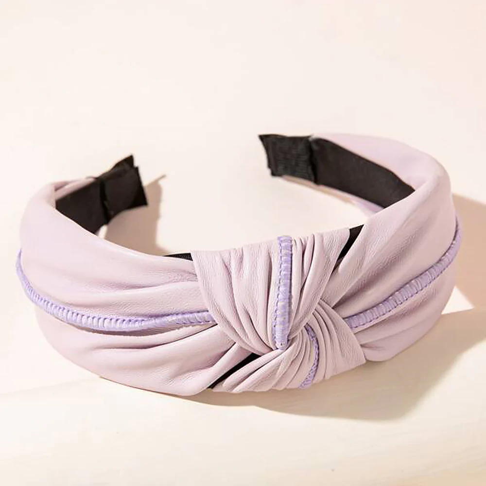 Knot Decor Headband (Lilac) - Image 6
