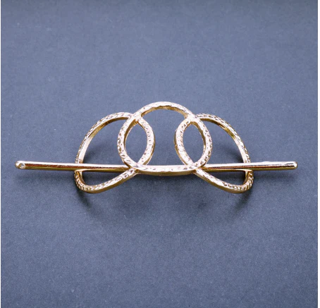 Riley Circle Ponytail Gold - Image 2