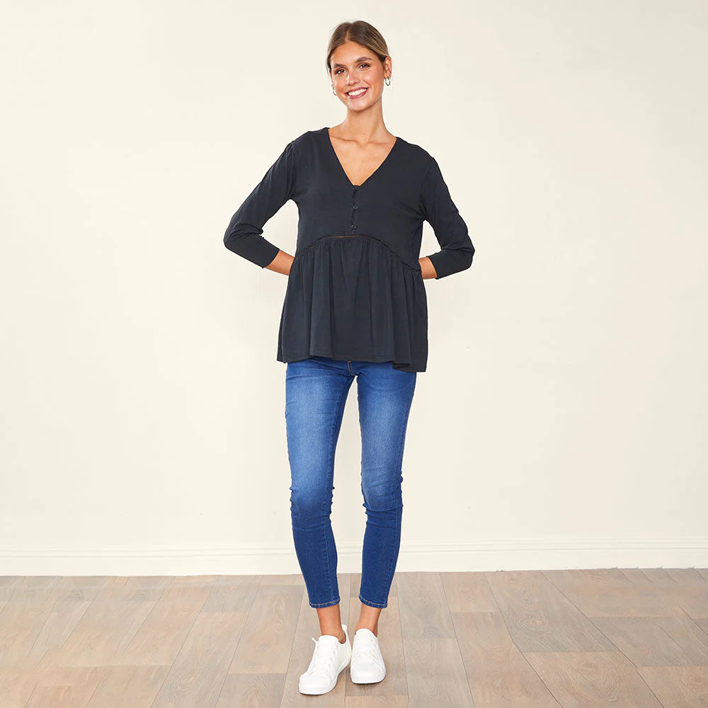 Leah Top (Black) - Image 2