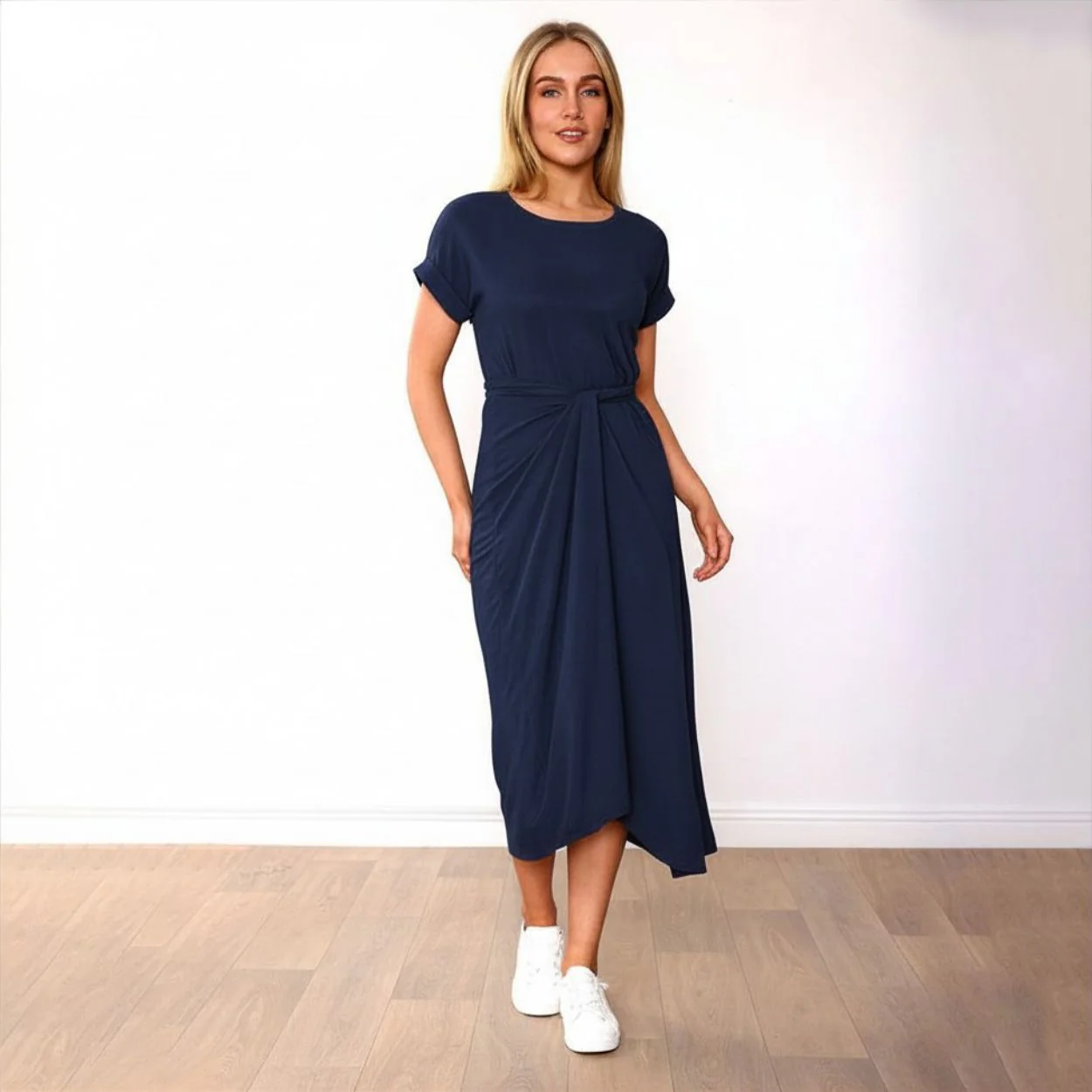 Lenny Dress (Navy) - Image 5