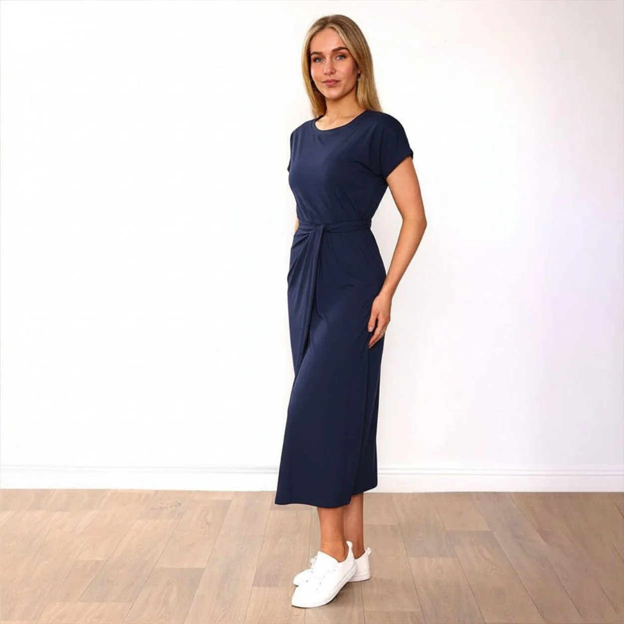 Lenny Dress (Navy) - Image 7