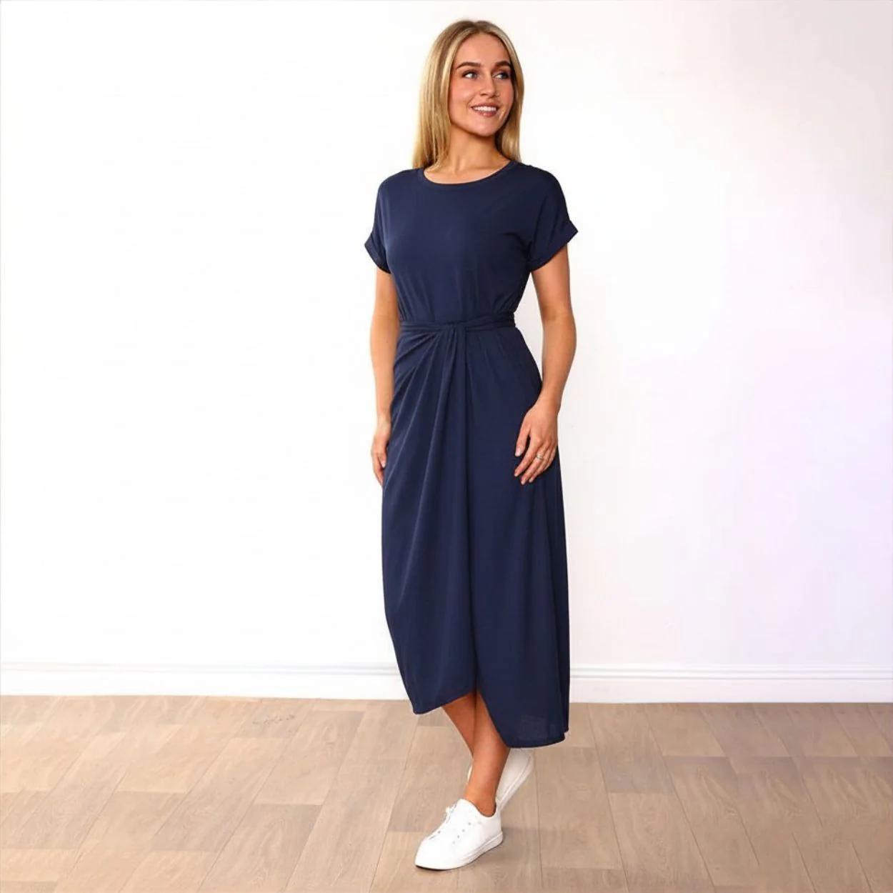 Lenny Dress (Navy) - Image 9