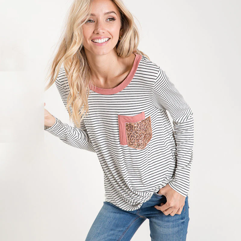 Leo Stripe Knot Glitter Pocket Blush - Image 3
