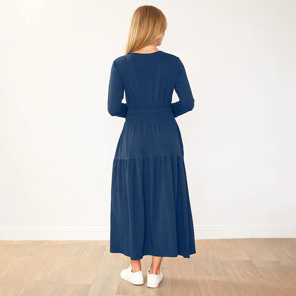 Leslie Dress (Navy) - Image 8