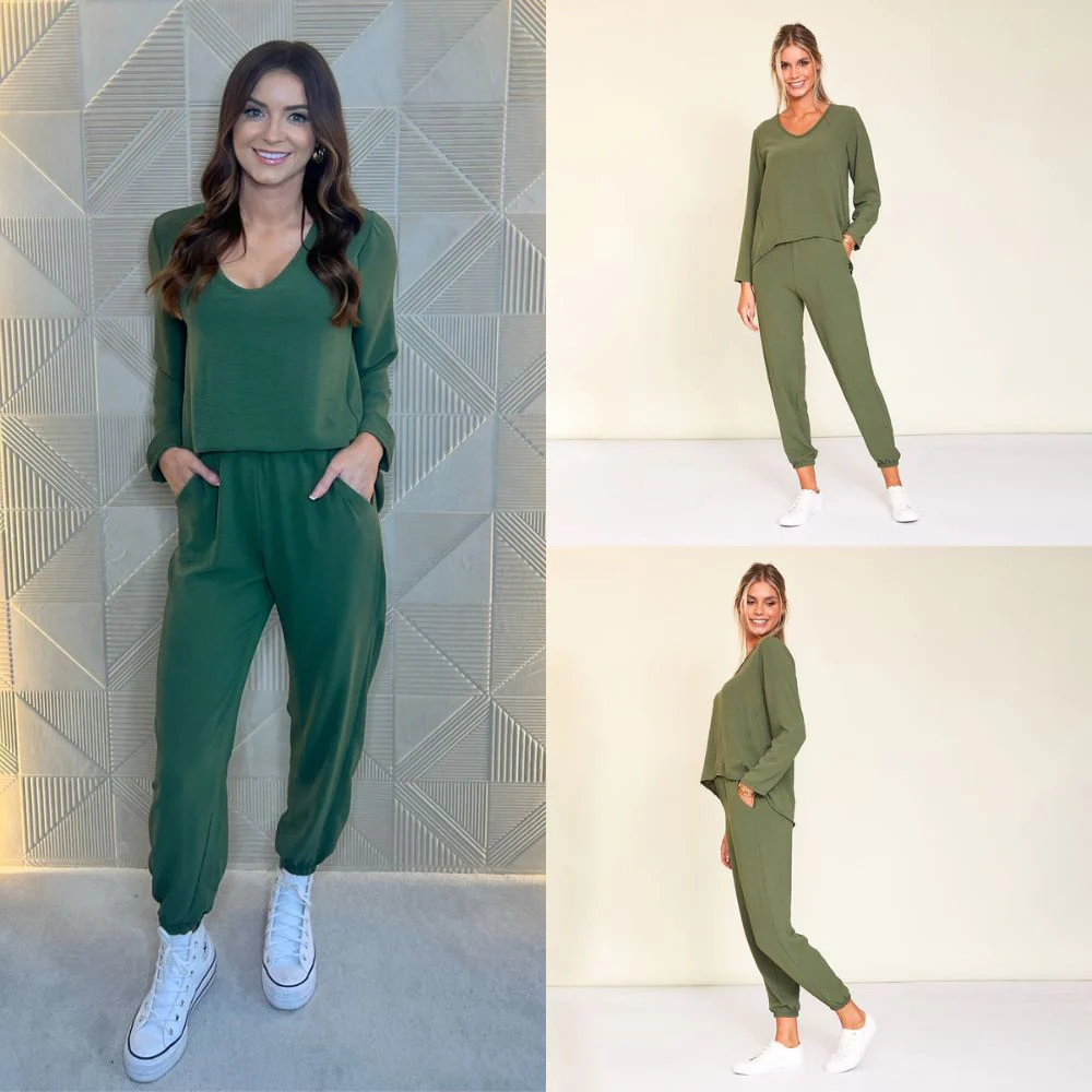 Libby Co-Ord (Olive) - Image 2