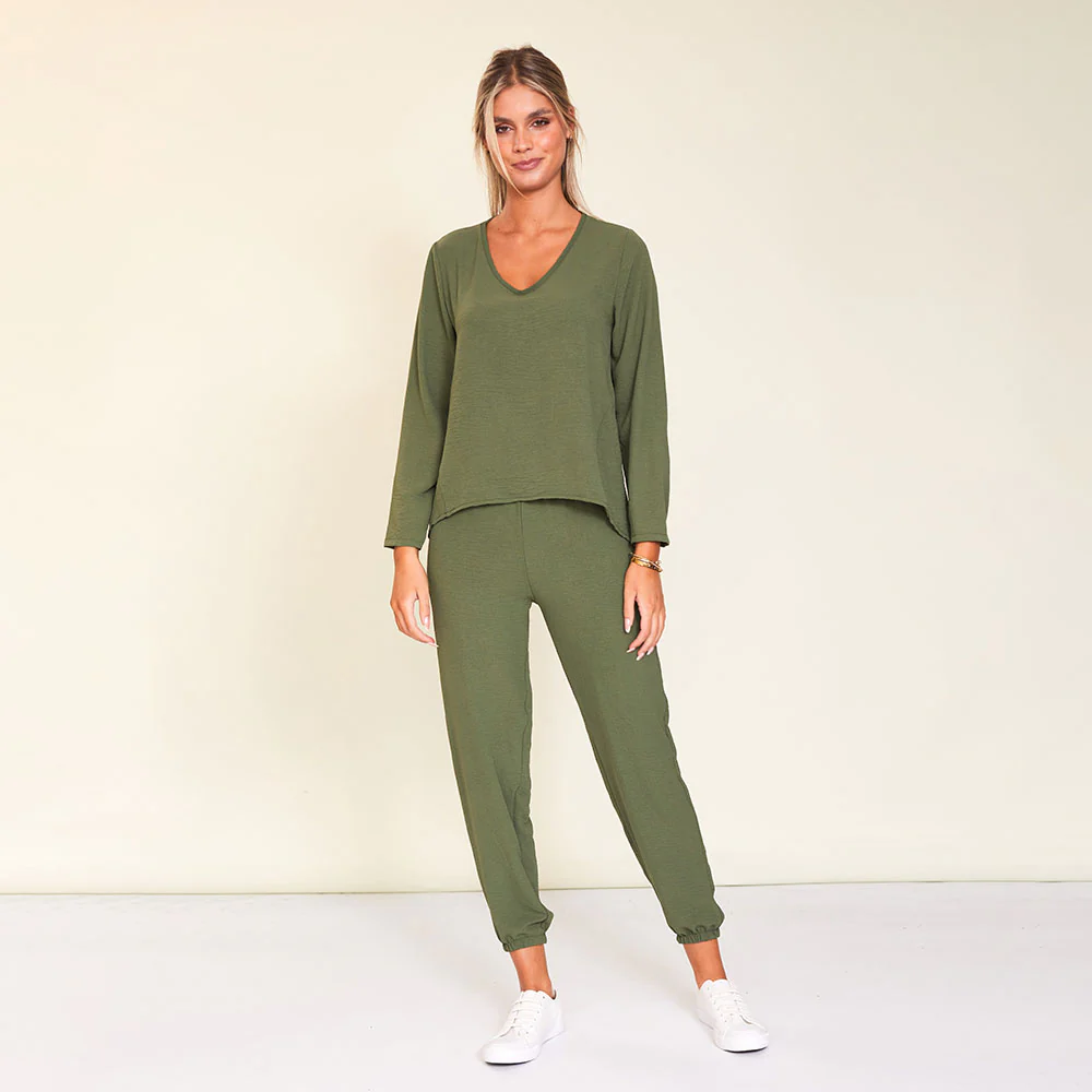 Libby Co-Ord (Olive) - Image 3