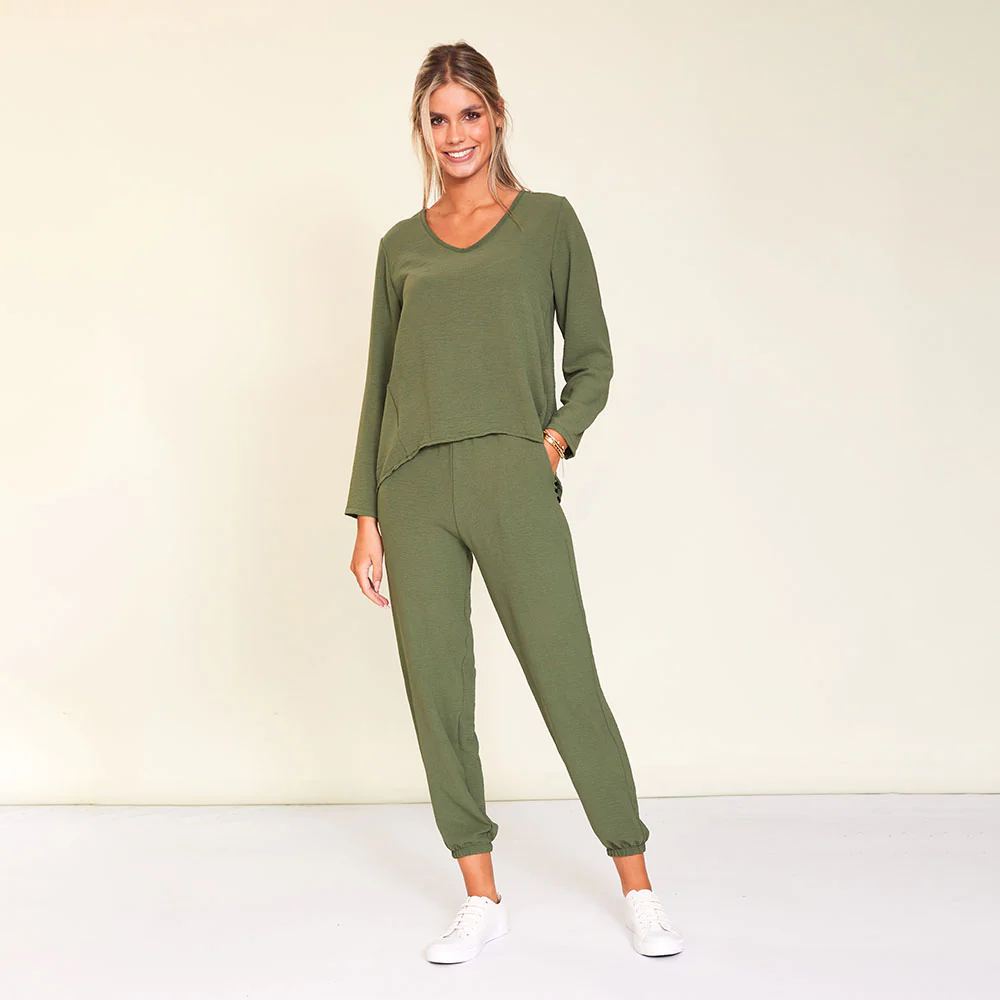 Libby Co-Ord (Olive) - Image 4