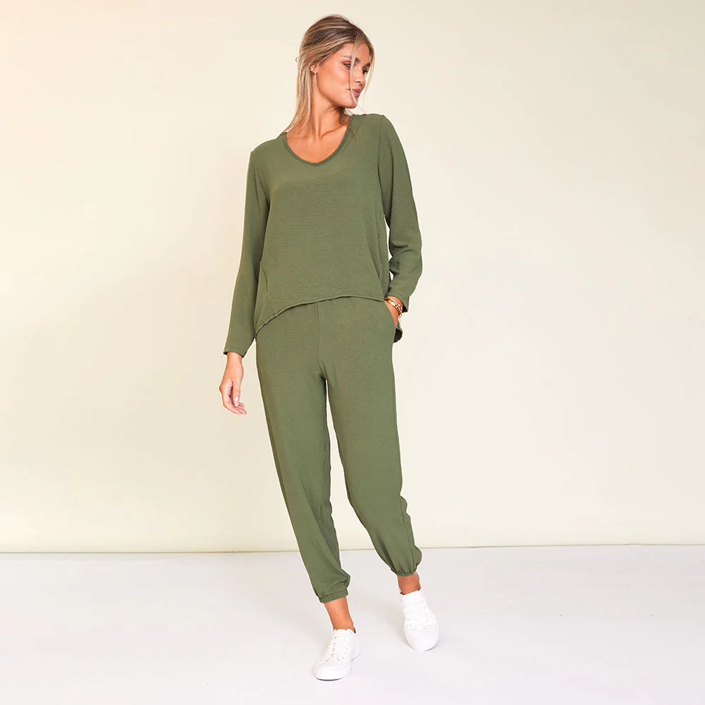 Libby Co-Ord (Olive) - Image 5