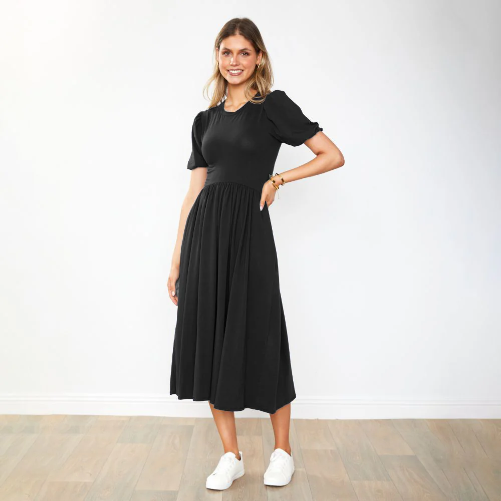 Lois Dress (Black) - Image 2