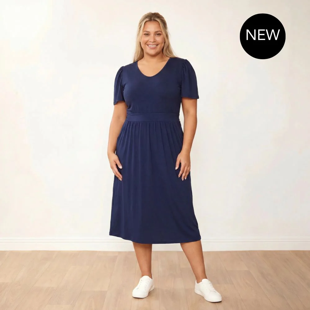 Lois Dress (Navy)