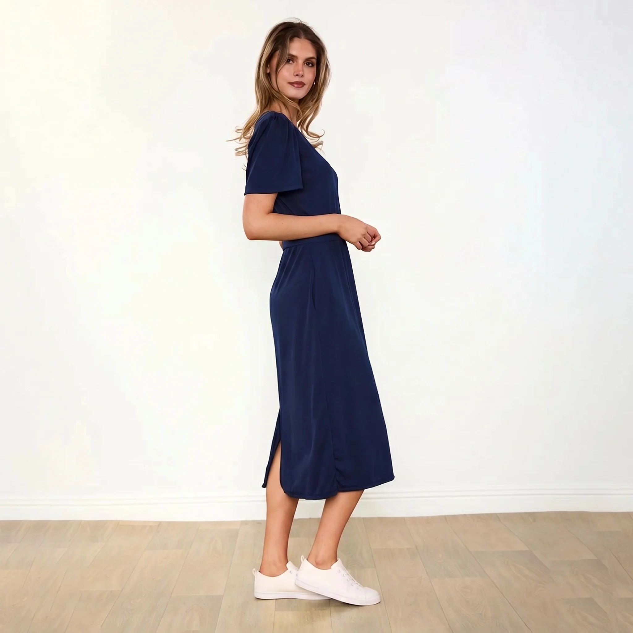 Lois Dress (Navy) - Image 10