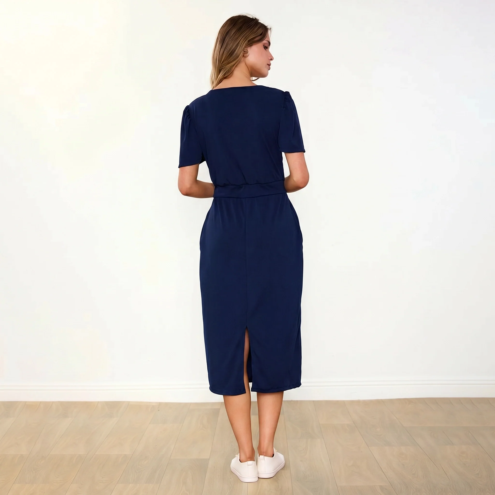Lois Dress (Navy) - Image 12