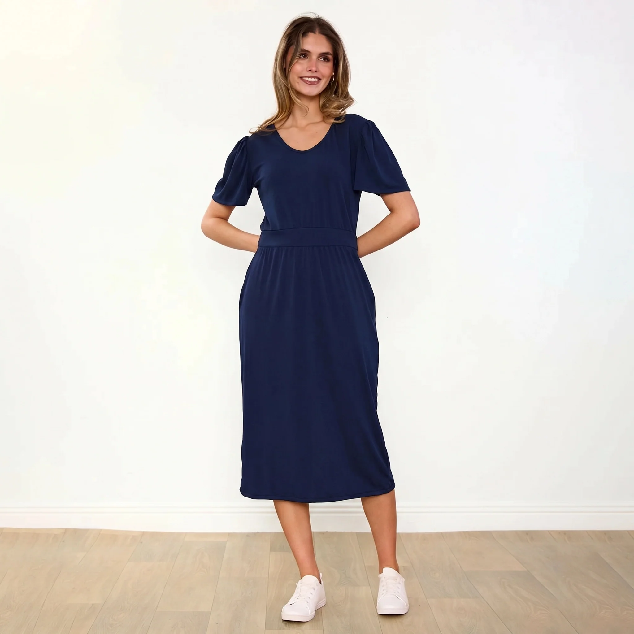 Lois Dress (Navy) - Image 6