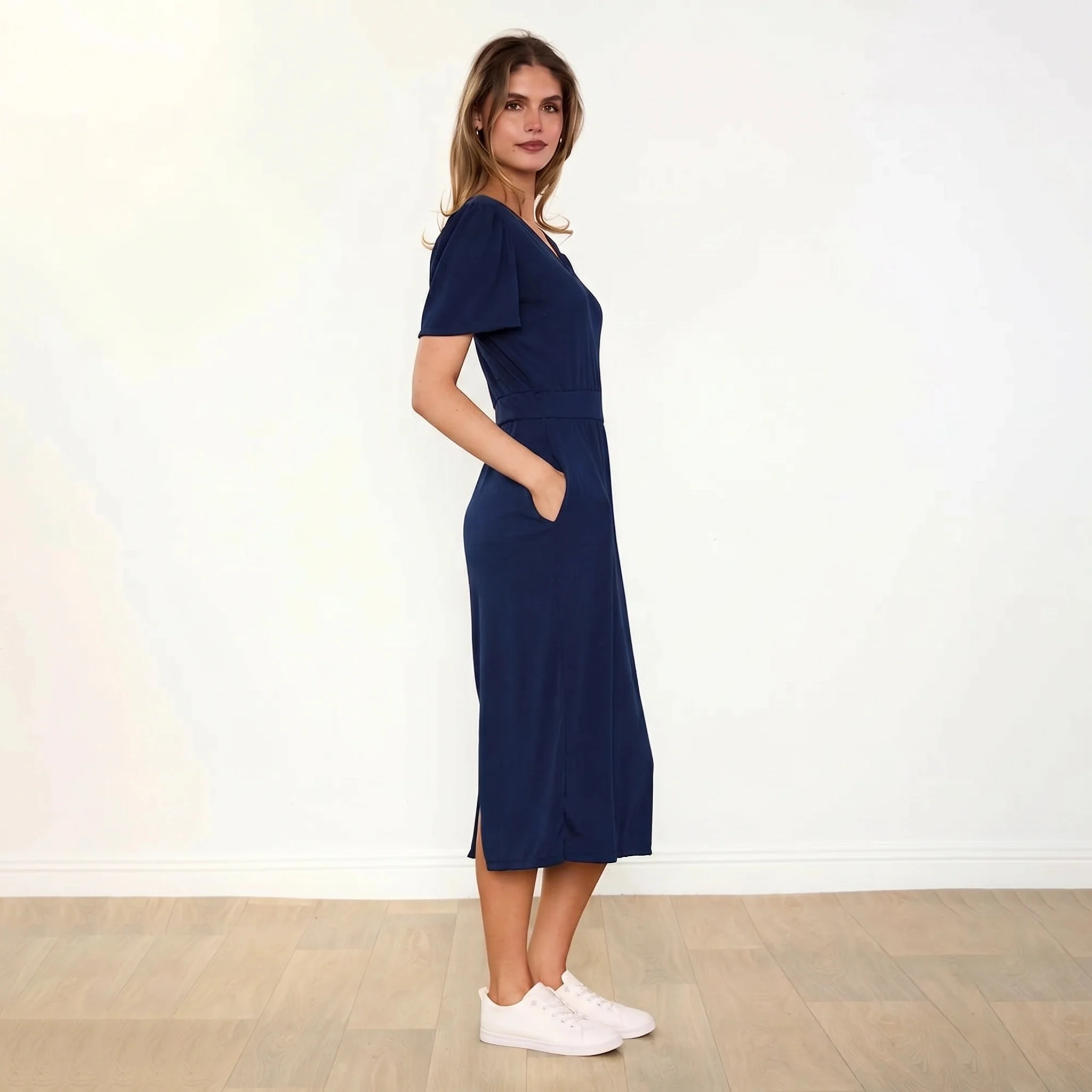 Lois Dress (Navy) - Image 8
