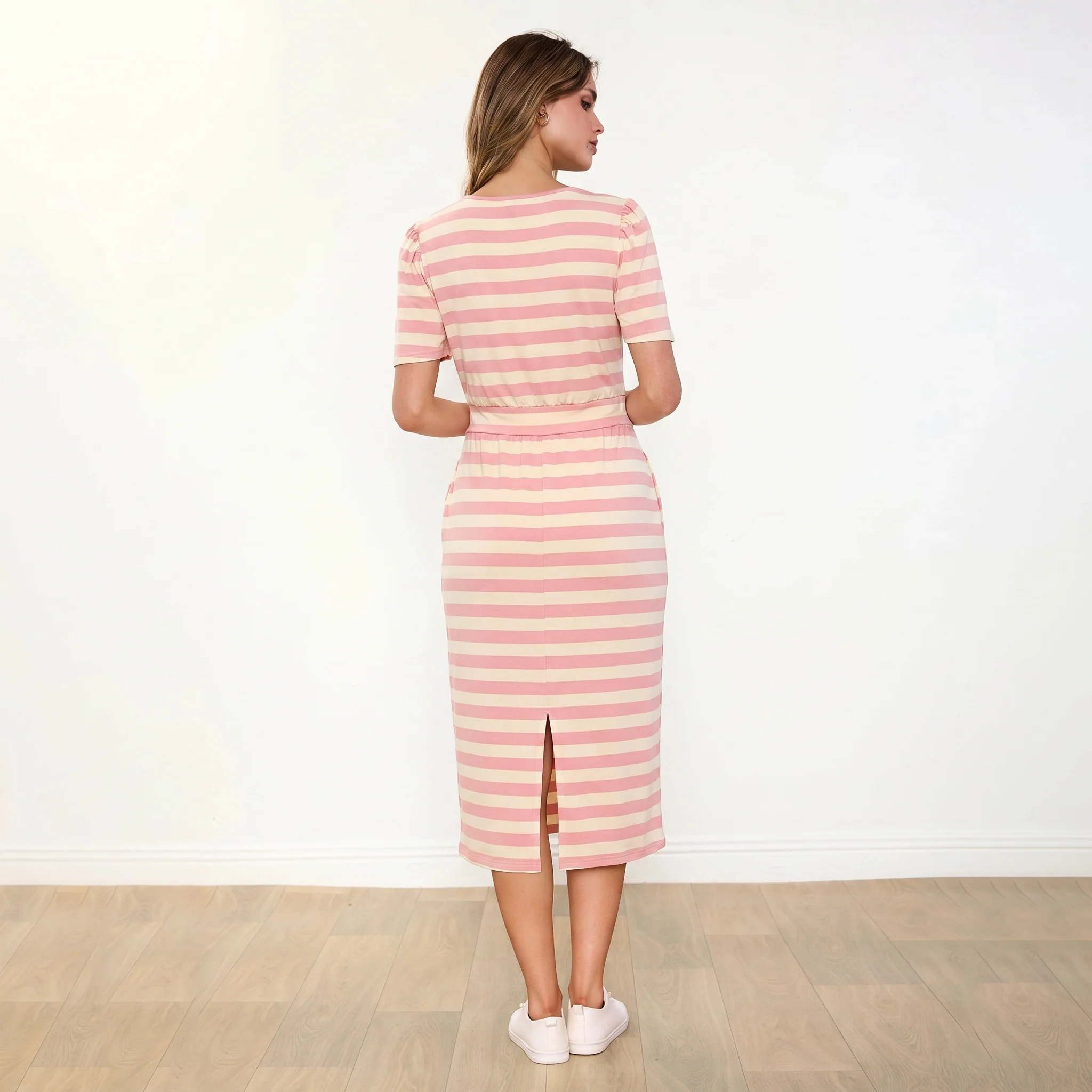 Lois Dress (Pink Stripe) - Image 12