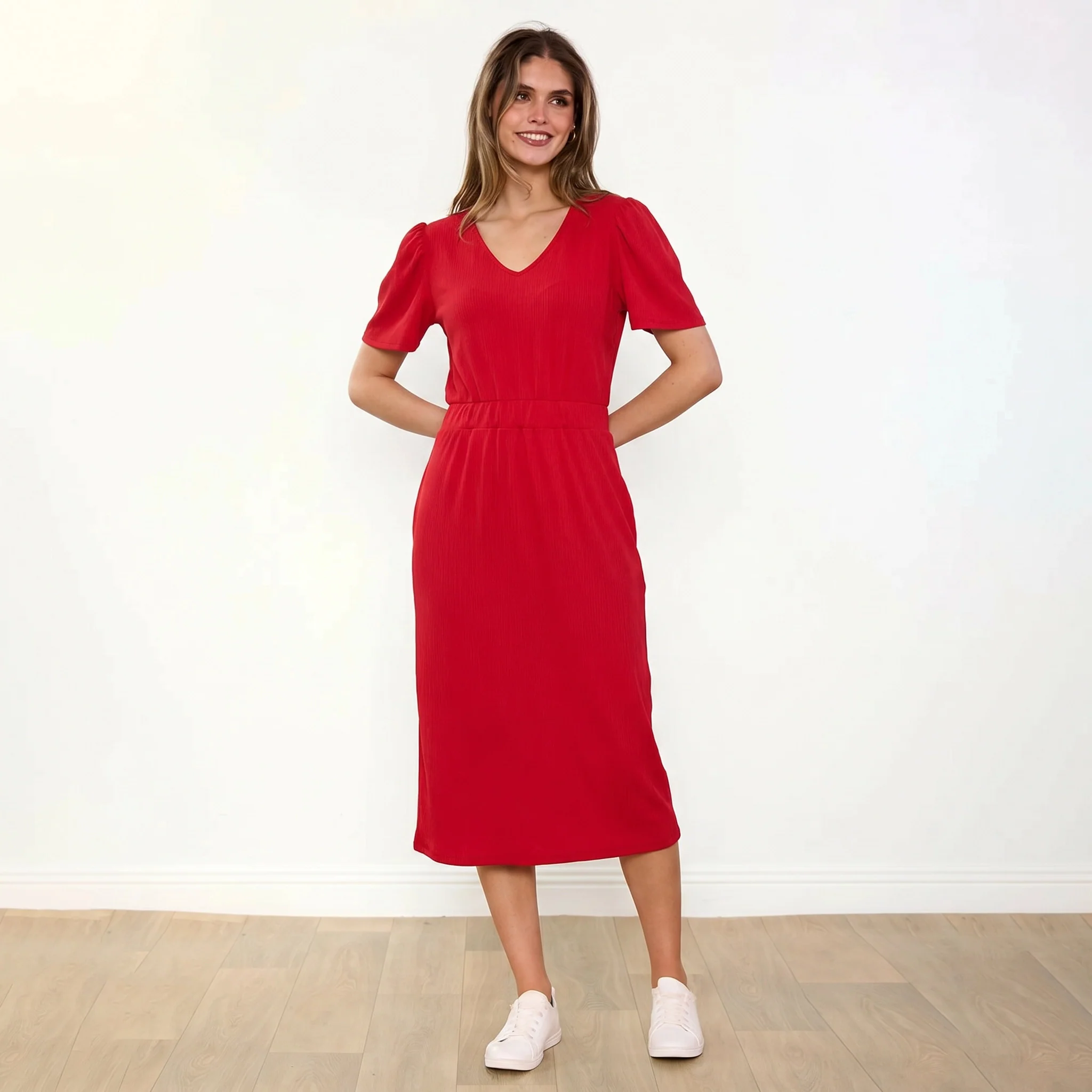 Lois Dress (Red) - Image 3