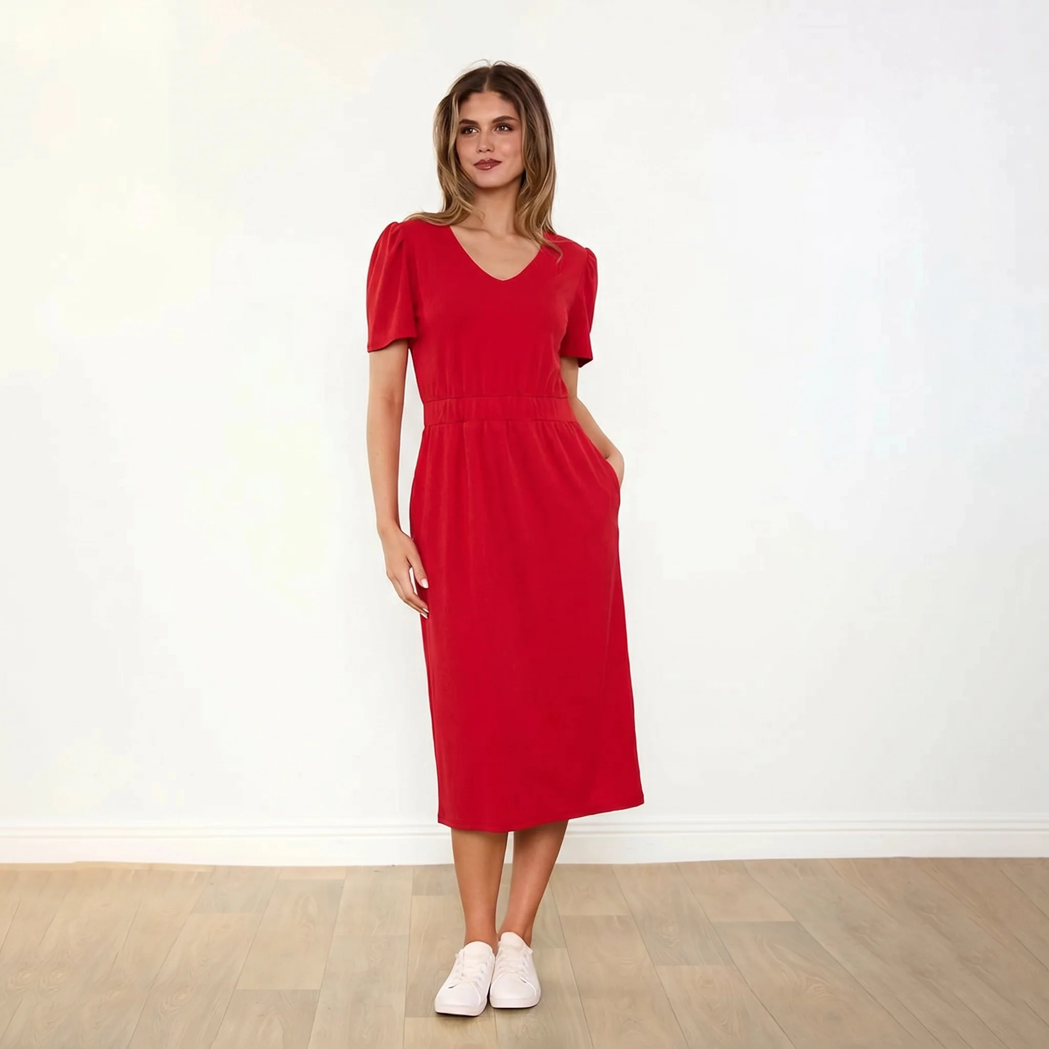 Lois Dress (Red) - Image 5