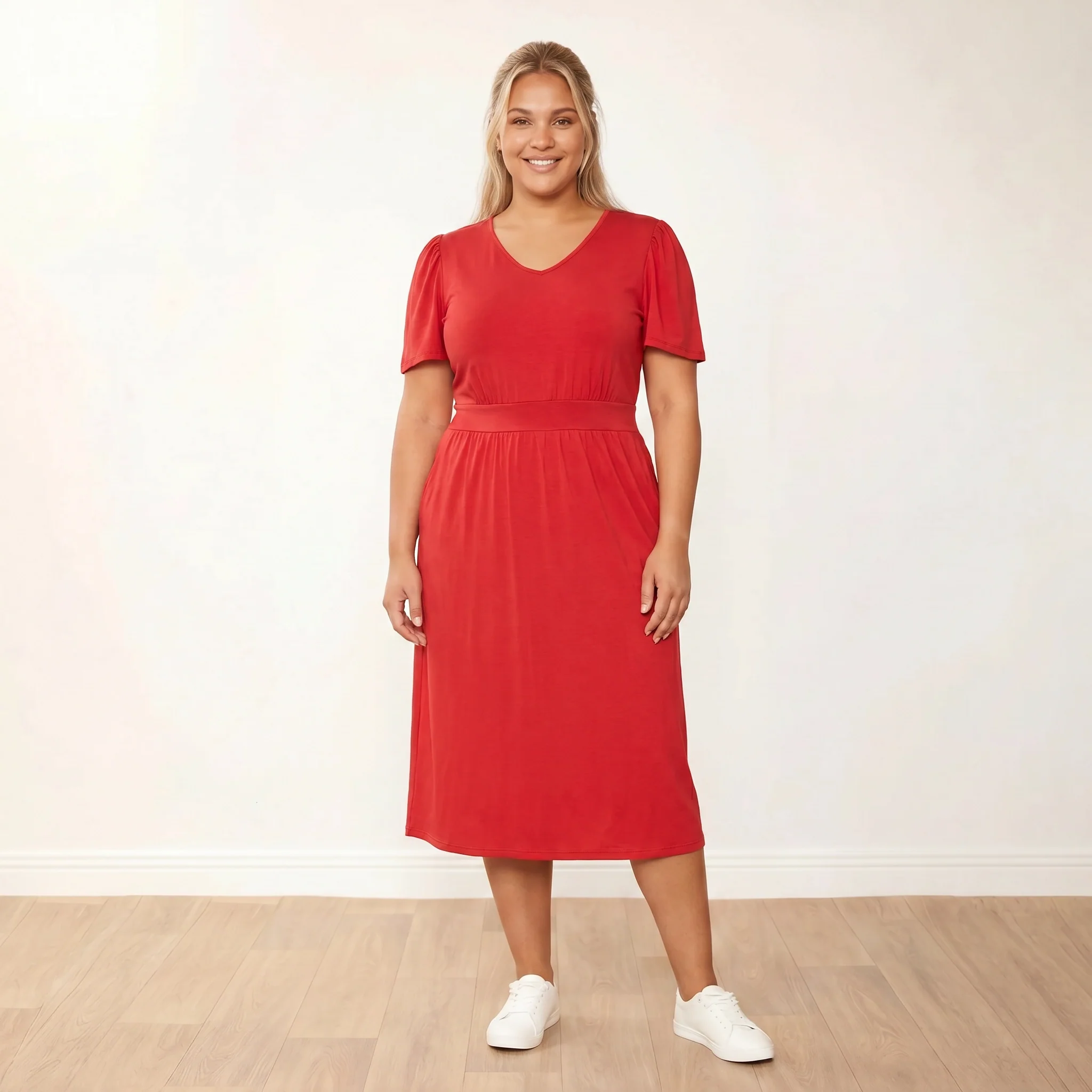 Lois Dress (Red) - Image 6