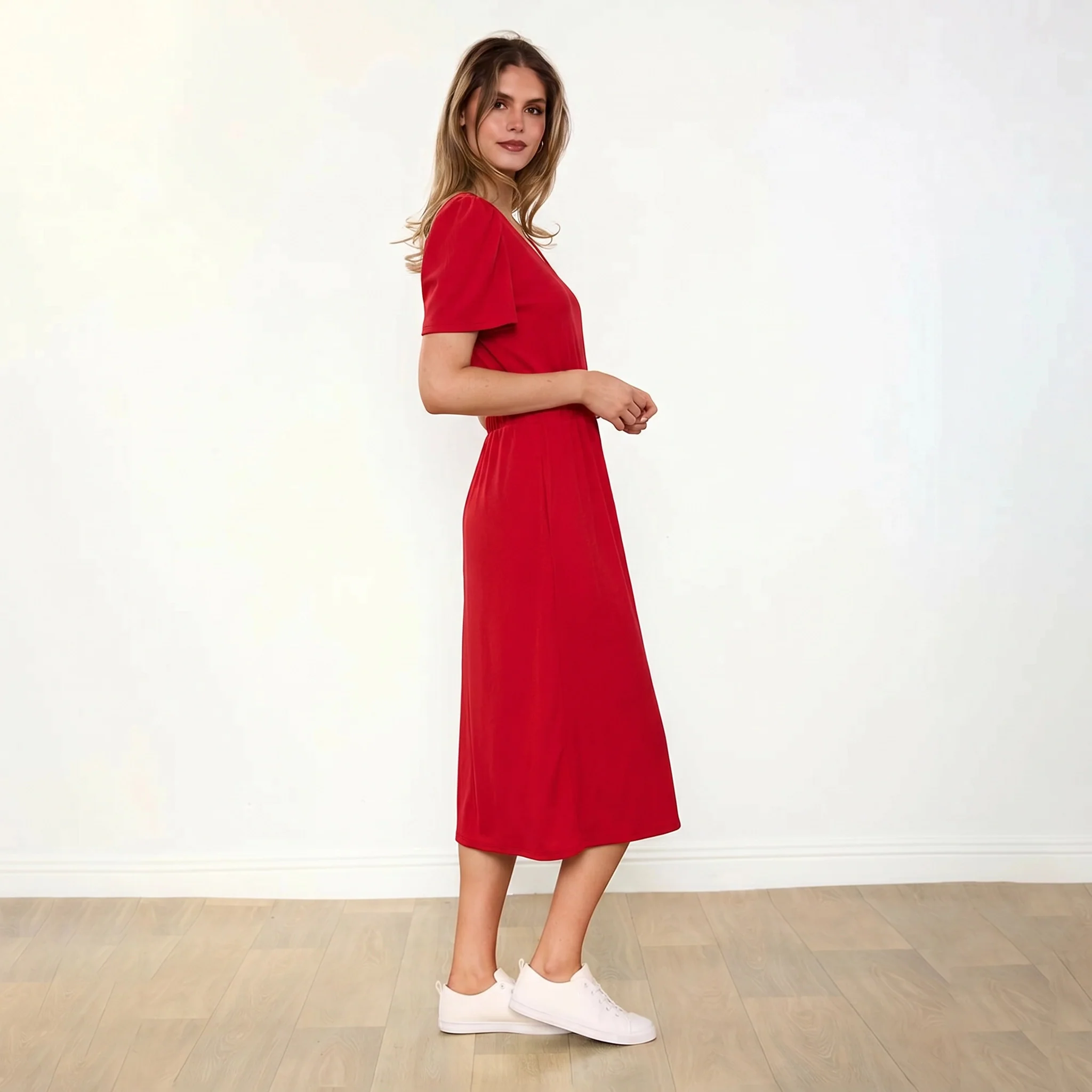 Lois Dress (Red) - Image 7