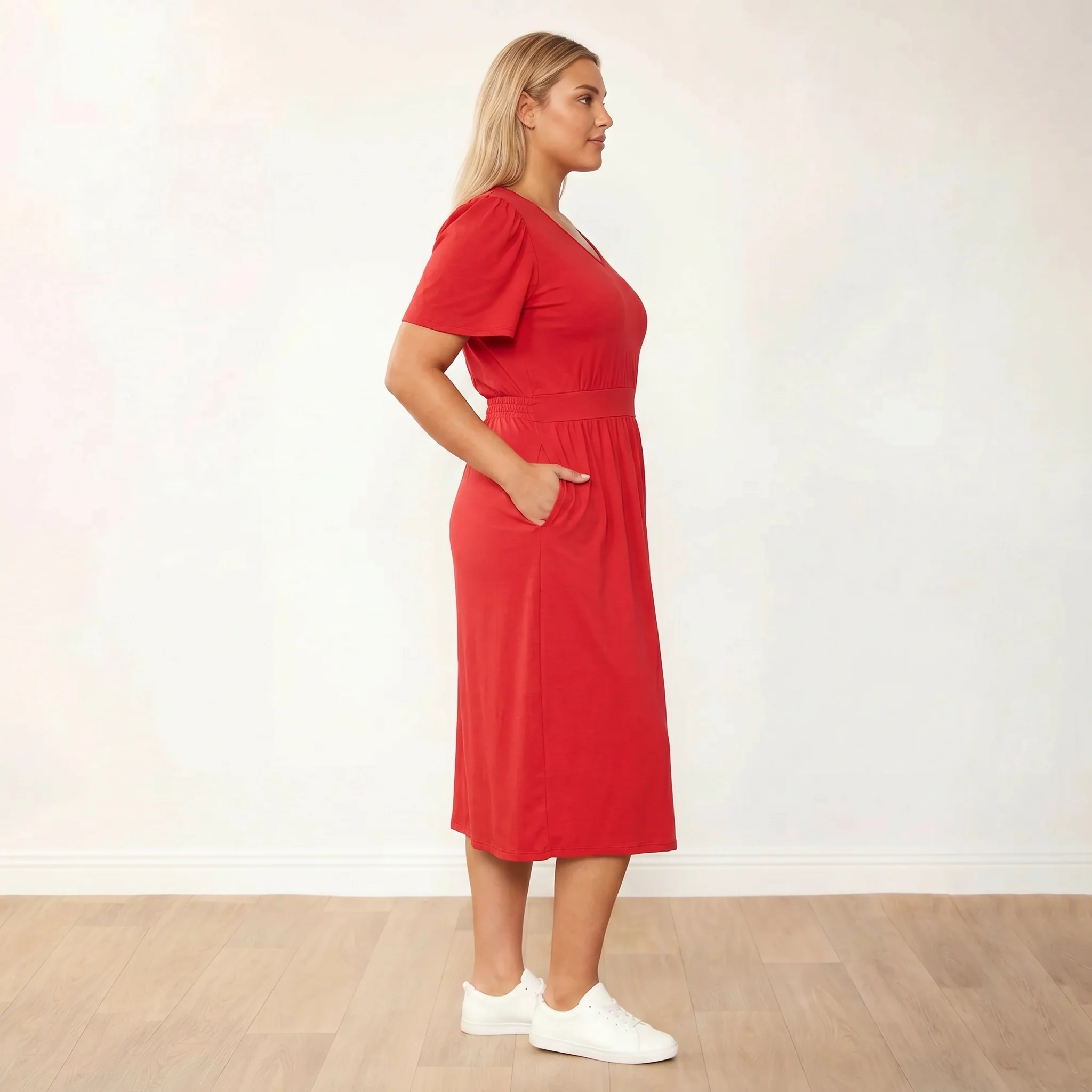 Lois Dress (Red) - Image 8