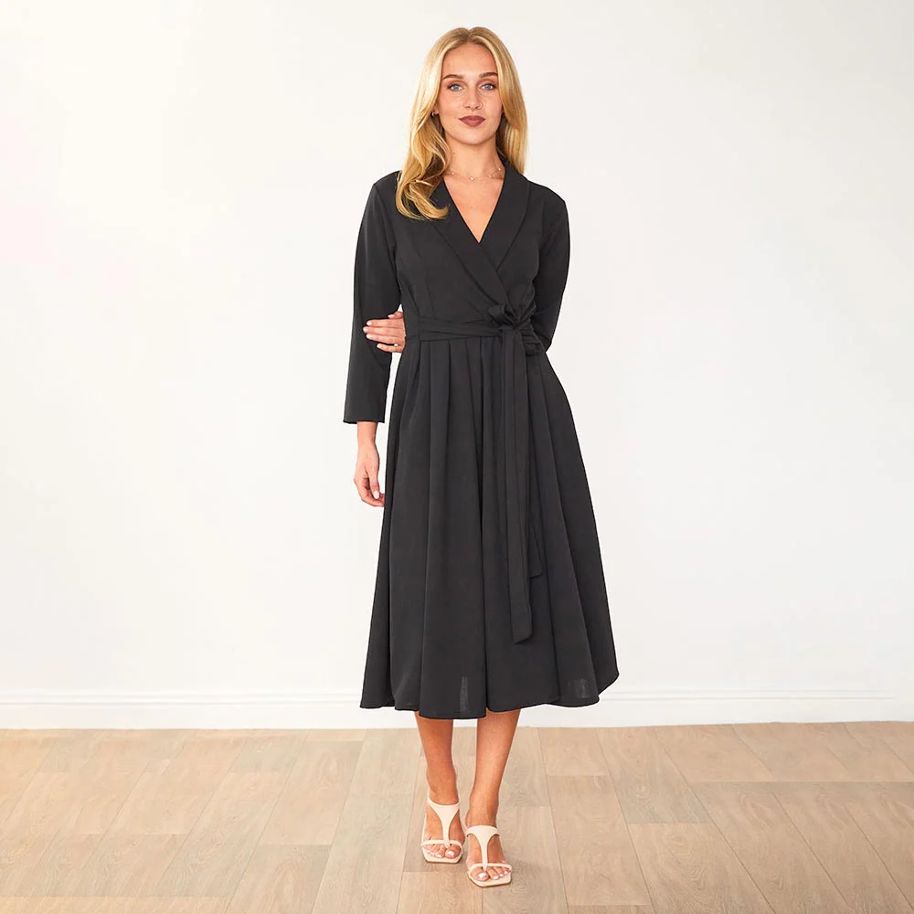 Lorene Dress (Black) - Image 5