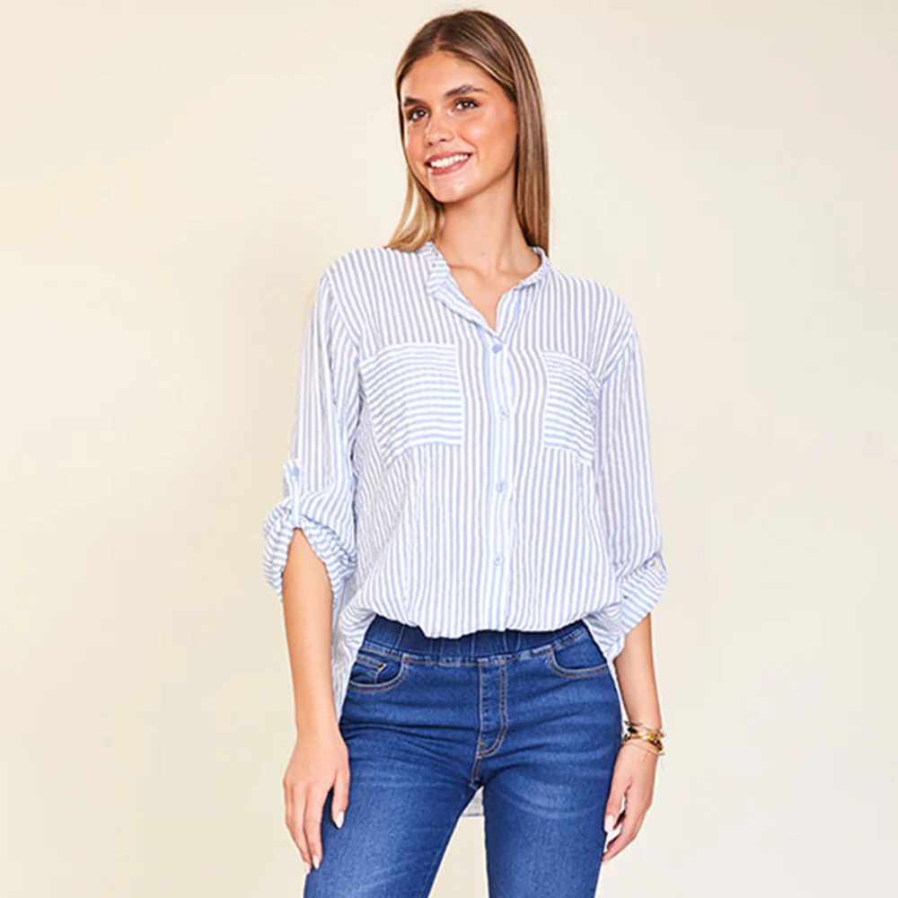 Louis Shirt (Blue stripe)