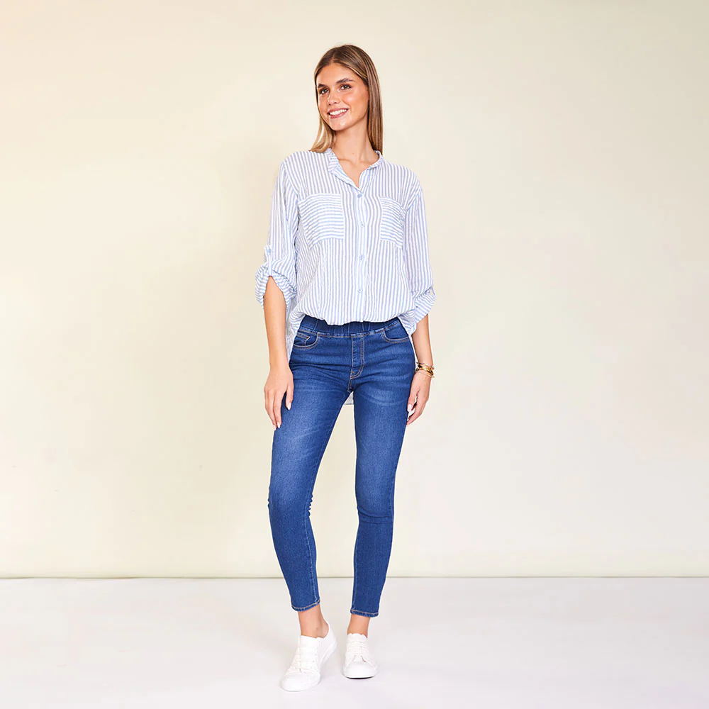 Louis Shirt (Blue stripe) - Image 2