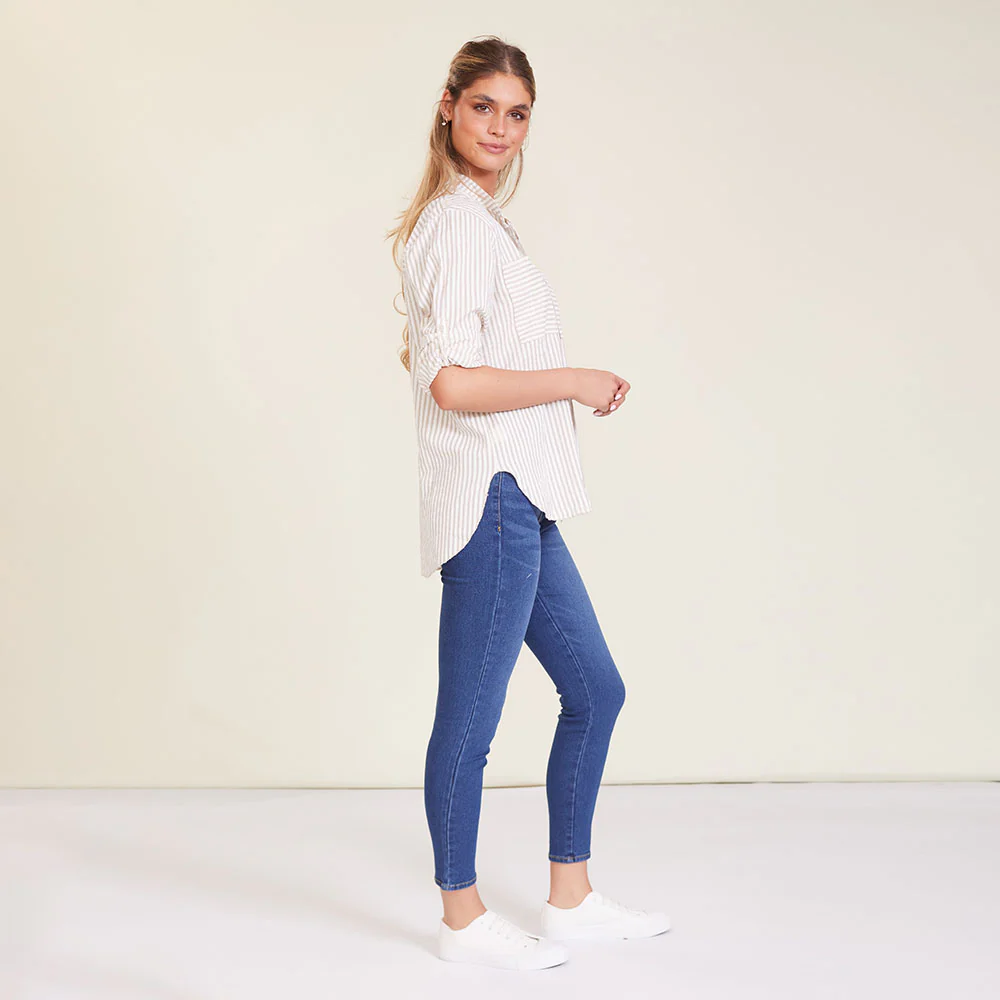 Louis Shirt (Cream stripe) - Image 14