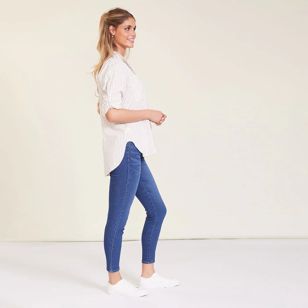 Louis Shirt (Cream stripe) - Image 15