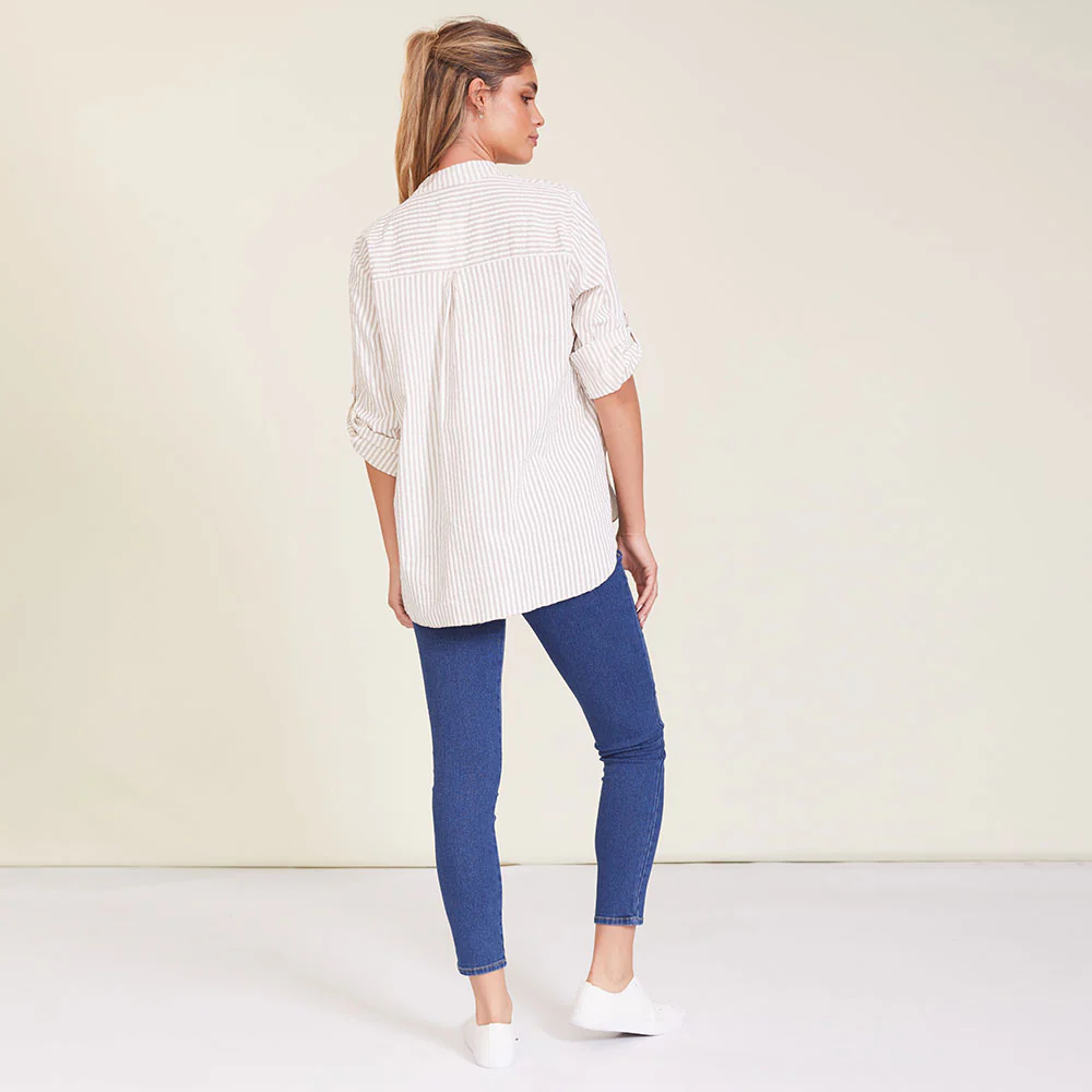 Louis Shirt (Cream stripe) - Image 16
