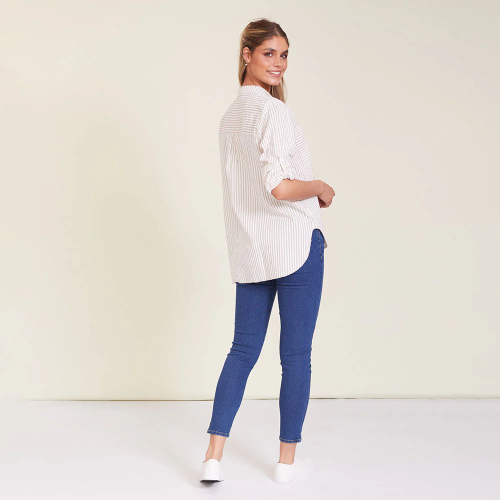 Louis Shirt (Cream stripe) - Image 17