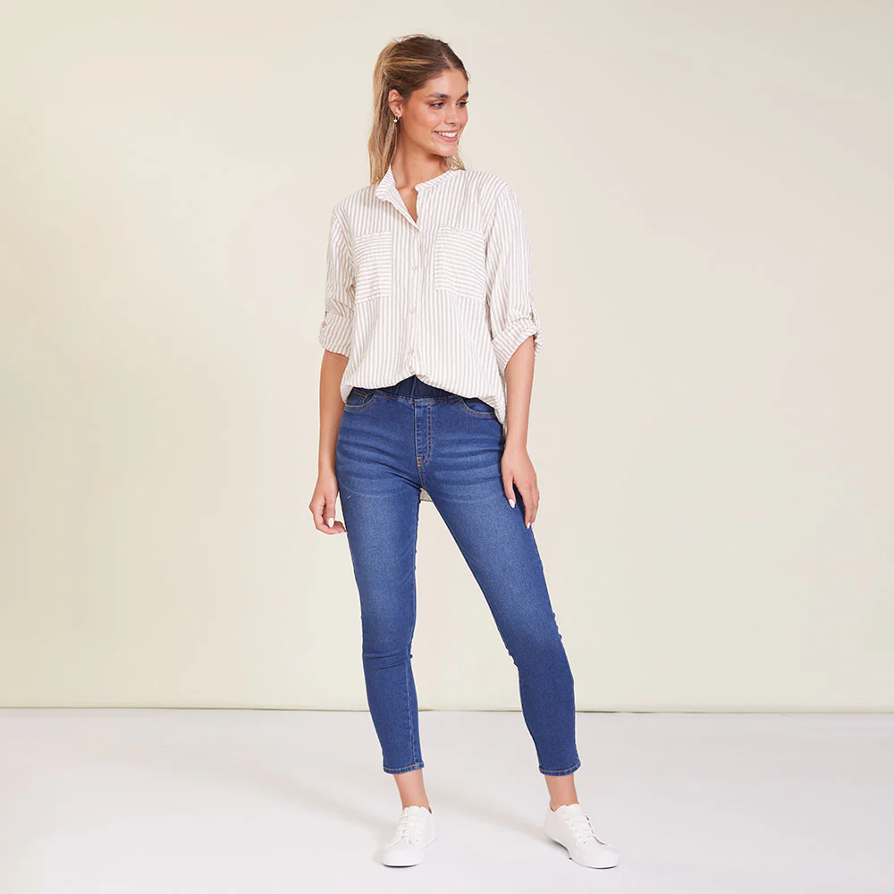 Louis Shirt (Cream stripe) - Image 8